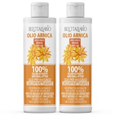 Olio Arnica Massaggi Sport e Relax 2x250ml BELL'ITALIABIO BELLITALIABIO