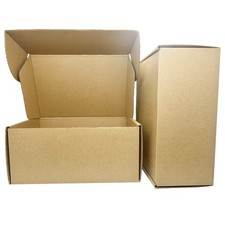 Small Sturdy Cardboard Box 6 x 4 x 3 Inch Mailing Corrugated Boxes Business P...