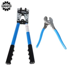 Battery Cable Lug Crimping Tool From 6 - 50mm² With Cable Cutter And Crimper