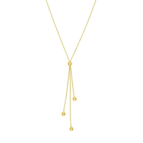 Collier Raffiné Perles Miyuki Et Chaîne En Or Jaune 14 Carats - Bijou Fait Main Avec Zircon, Neuf