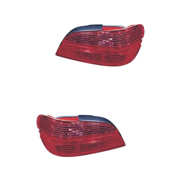 RüCkleuchten Heckleuchten Set Links & Rechts Rot FüR Peugeot 406 8B-image