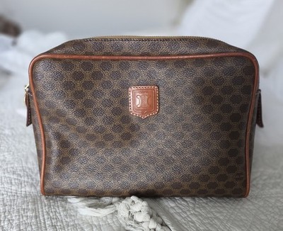 Celine Macadam Vintage Toiletry Pouch Bag Classic Designer Handbag