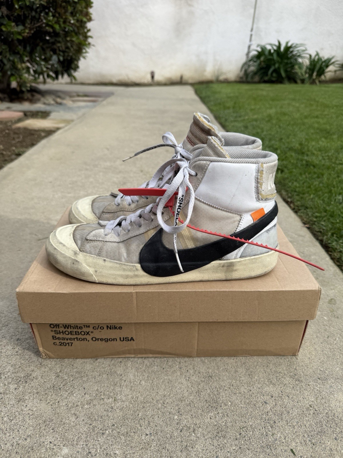 OFF WHITE X NIKE Taglia 10 Nike Off White x Blazer Mid The Ten