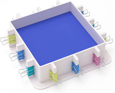 Adjustable Molds Housing for Silicone  Resin Molds, Reusable Plastic Frame with