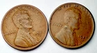 1927-S Lincoln Wheat 1c Pair ~ VG / F? ~ 1 Set of 2 Coins ~ Nice! ~G95