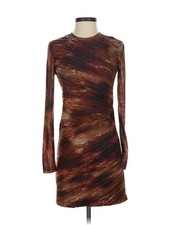 Torn by Ronny Kobo Women Brown Cocktail Dress S