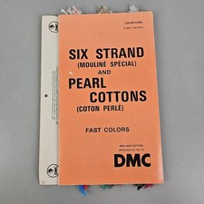 DMC Six Strand  Perle Pearl Cotton Color Card W 200A / 5th Edition