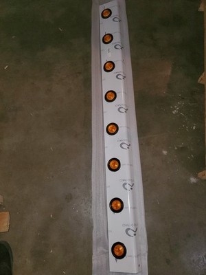 Semi Truck Skirt 2'' Round 8 Holes T-2000 Sleeper GMX1364 304 Stainless Mirrex