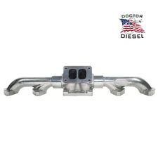 Stainless HIGH FLOW Exhaust Manifold For 1998-2002 Pre EGR Cummins 0199X 3880199