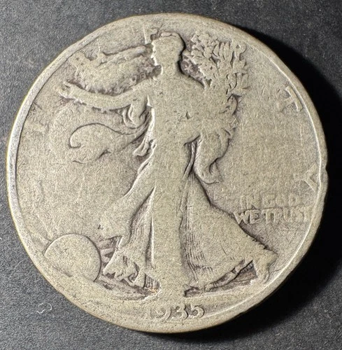 1935-D Walking Liberty Half Dollar (Circulated) - (#3059) Very Fine Condition