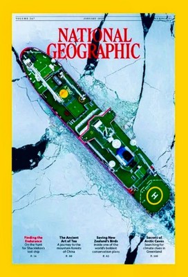 NATIONAL GEOGRAPHIC MAGAZINE - JANUARY 2025 - THE HUNT FOR THE ENDURANCE