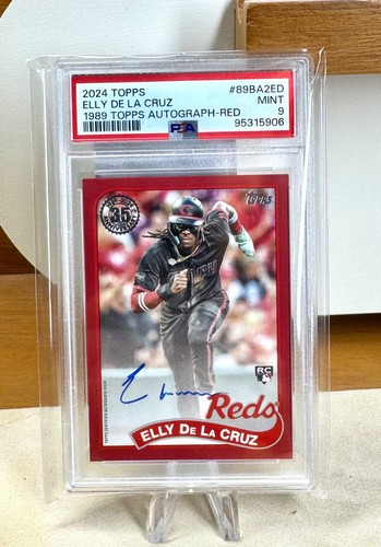 Elly De La Cruz #89BA2-ED 2024 Topps 1989 Autograph card