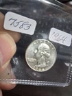 1964 D WASHINGTON QUARTER - 90% SILVER