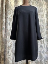 Talbots Women's Classic Black Dress8P PetiteSleeve Party Work Business Cocktail