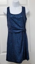 Love Reign Blue Sequin Dress