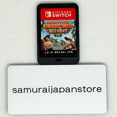 Donkey Kong Country Returns HD Switch  Cartridge Only Tested
