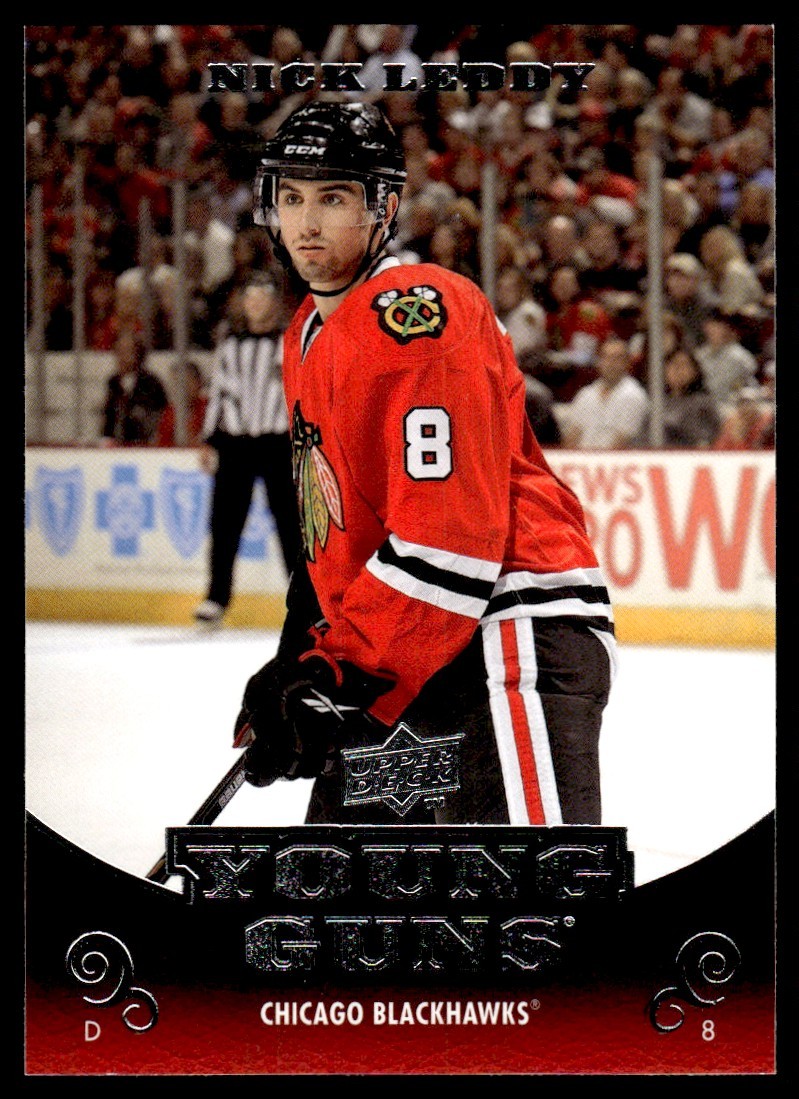 2010-11 Upper Deck Young Guns Nick Leddy Rookie Chicago Blackhawks #214