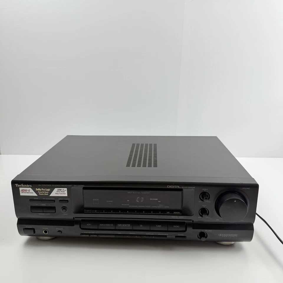 Technics SA-GX390 AV Control Stereo Receiver Separate Amplifier Dolby Surround - Image 2 of 4
