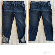 Torrid Bombshell Skinny Jeans Size 20R Ankle Zip Elastic High Waist Super Soft