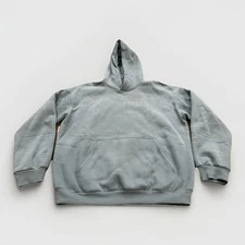 Comfrt Good Days Ahead Unisex Sky Blue Pullover Pocket Hooded Sweatshirt Size XL