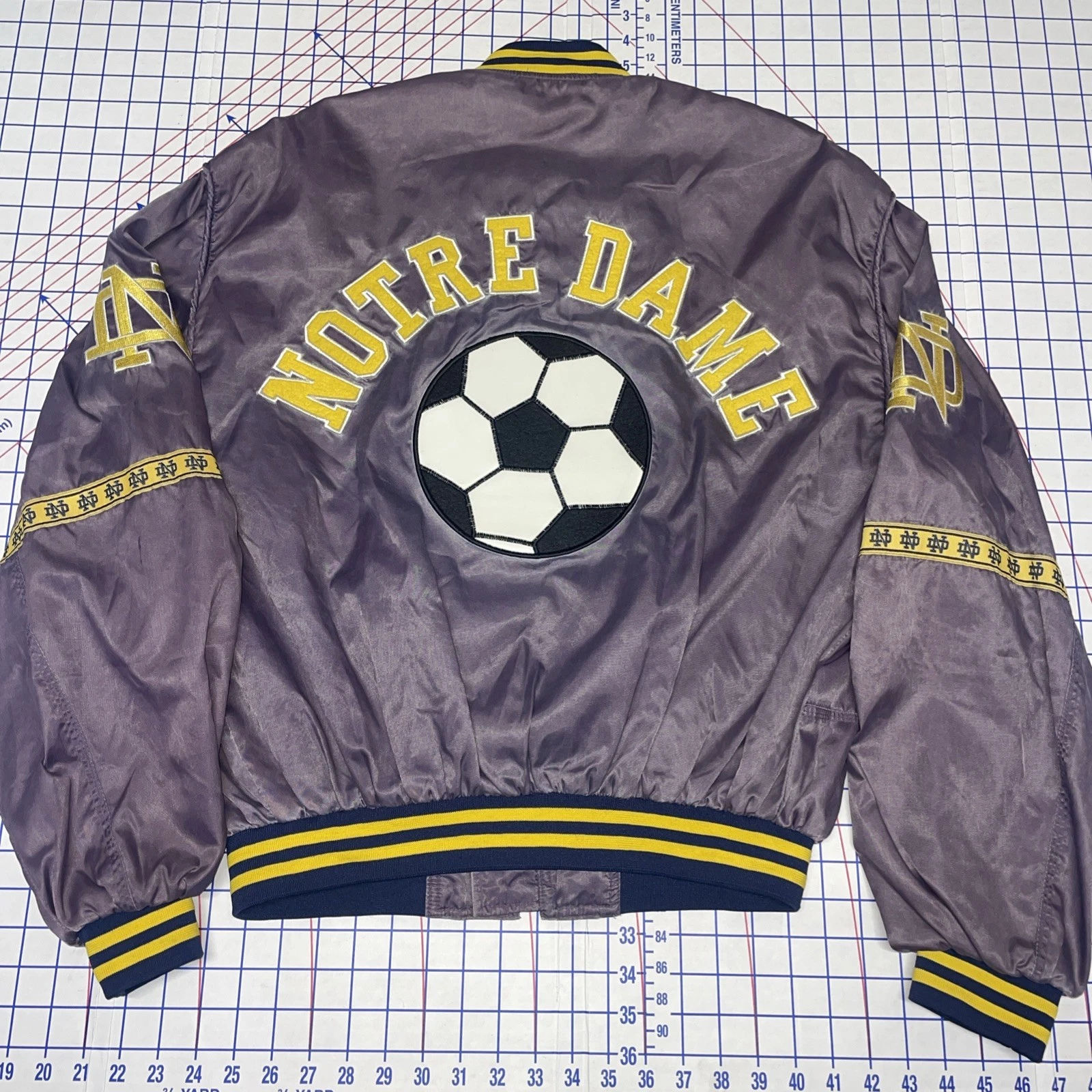 Rare Vintage 70s Norte Dame Mitre Sample Jacket Size Large One Of One