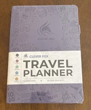 New Clever Fox Travel Planner Lavender - Plan Prepare Track Travel Memories