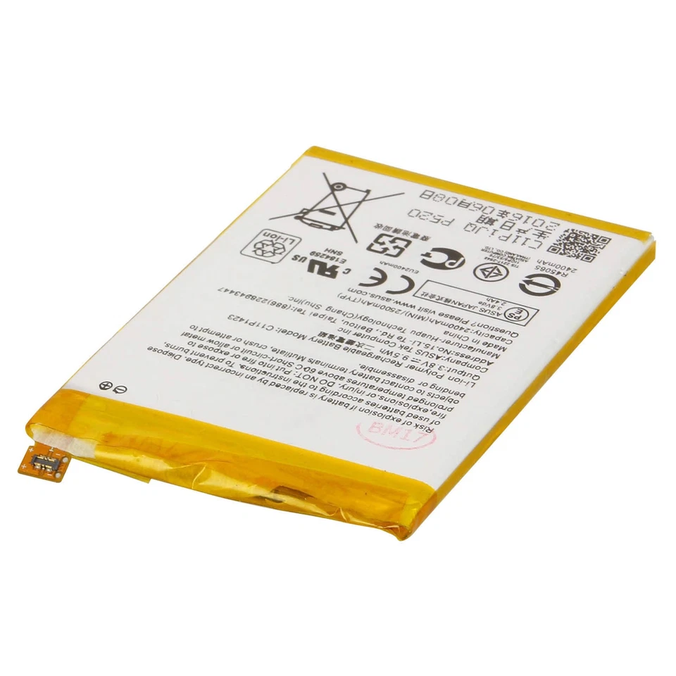 Battery for Asus Zenfone 2 ZE500CL, C11P1423 2500 mAh Replacement Battery - Image 2 of 4