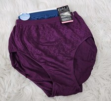 Bali Comfort Revolution Seamless Brief Panty 3 Pairs High Waist Size 10/11