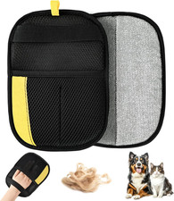 2-Pack Pet Hair Removal Glove for Dogs Cats, Newly Upgraded Electrostatic Pet,