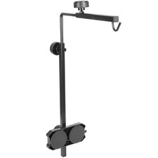 Reptile Glass Mount Lamp Stand, Adjustable Heat Light Fixture Holder with Gla...