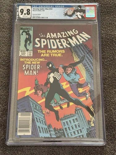The Amazing Spider-Man #252  CGC 9.8-Newsstand-WP- Custom Label