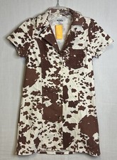 Show Me Your Mumu Colombia Collared Dress Sz Small 95%Cotton 3% Spandex Made USA