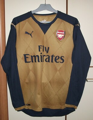 Arsenal 2015-2016 Away football shirt jersey Long sleeve