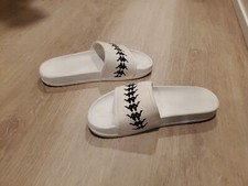 White Kappa Slides Size EU 42 US 11