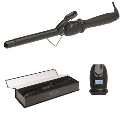 Profi Keramic Lockenstab CURL'S UP, LCD variable Temperaturanzeige, 19 mm, 41739