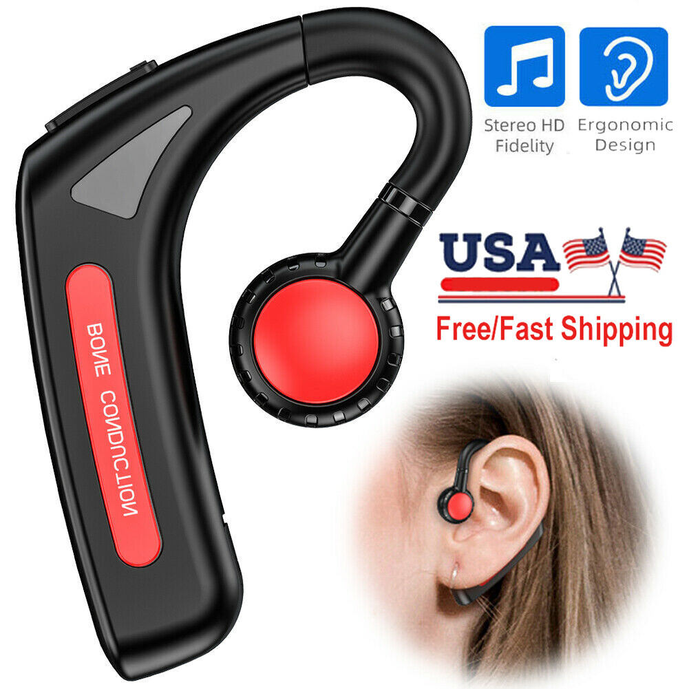 Bluetooth Headset with Microphone V5.0 Handsfree Wireless Bluetooth Earpiece
