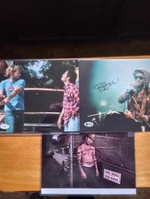 Jackass crew Signed 8x10's: Johnny Knoxville, Bam Margera, Steve O (JSA,BAS)