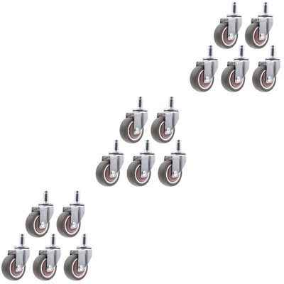 15 PCs Bürostuhl Zauberer Räder Alle Grad Drehräder Universal Räder