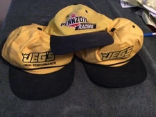 Jeg's High Performance(2)and Pennzoil Racing(1)Cap/Hat Yellow Adj Free Shipping!