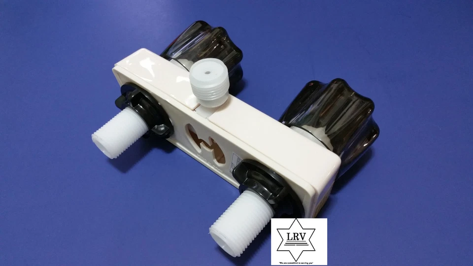 Grifo de ducha para autocaravana - humo con perilla de cristal - galleta - móvil - cámper - marino Foto 3 de 3