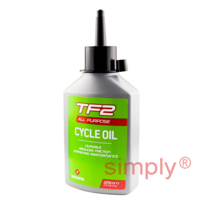 125ml Weldtite TF2 Hydro Carbon Mineral Bearing Pedal Cable and Chain Links Oil