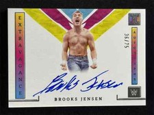 2023 Panini Impeccable Brooks Jensen #EA-BJS Extravagance Autographs Auto 36/75