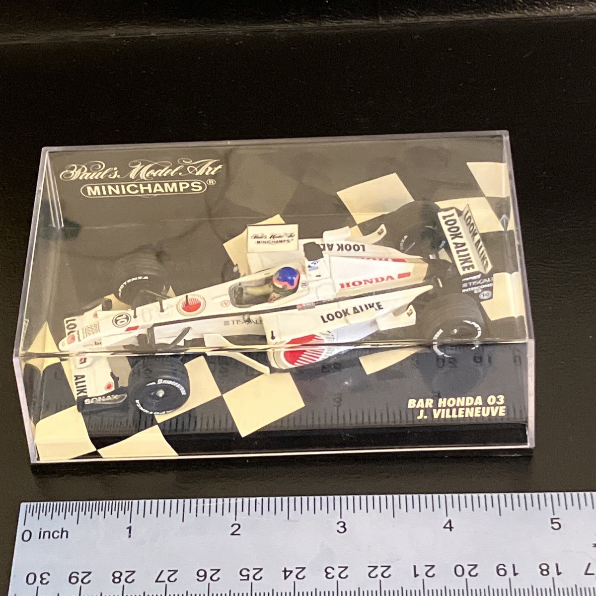 1/43 Minichamps F1 2001 BAR Honda 03 #10 J. Villeneuve 400010010