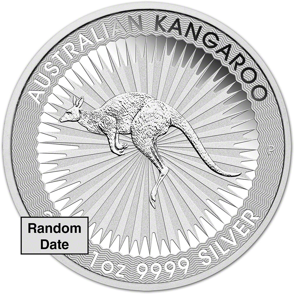 Australia Silver Kangaroo 1 oz $1 BU - Five 5 Coins Random Date | eBay