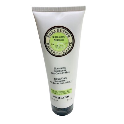 Perlier Shea Butter Nourishing Body Butter With Coconut Milk Lotion 8.4 Oz