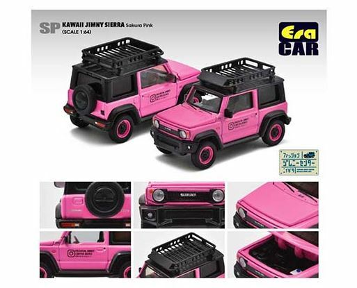 ERA CAR 1:64 SUZUKI KAWAII JIMNY SIERRA SAKURA PINK (SPECIAL EDITION)