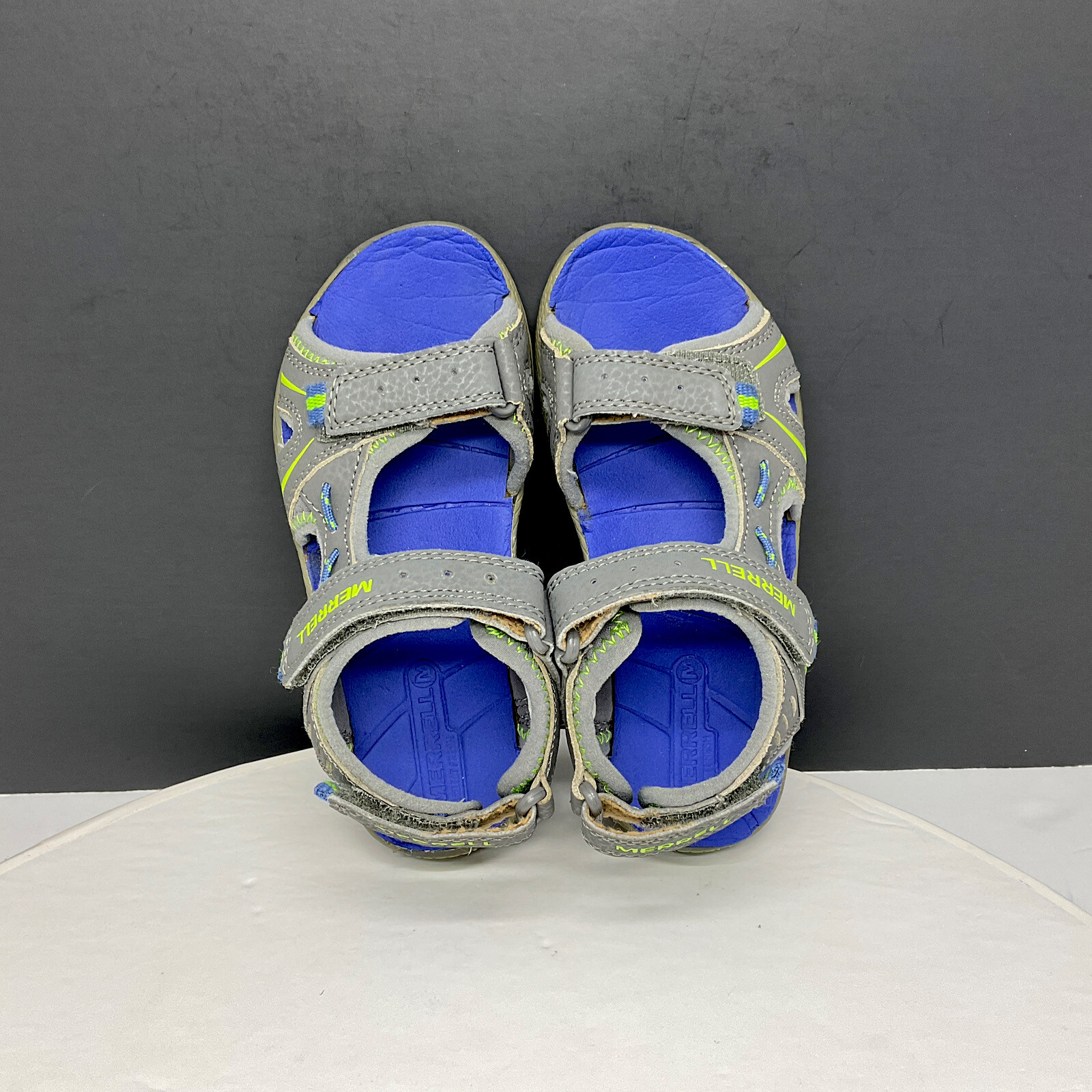 Sandali Merrell Bambini 11M Pantera Sport Acquatici Grigio Blu MC53337