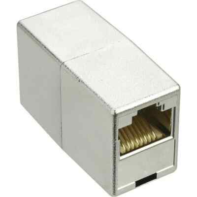 InLine  Cat.5e Patchkabelkupplung 2x RJ45 Buchse, Netzwerkkabel Kupplung