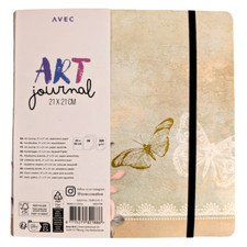 Kunstmappe 21x21 cm Art Journal Aquarellpapier  28 Blatt Zeichnen Kunst Mappe