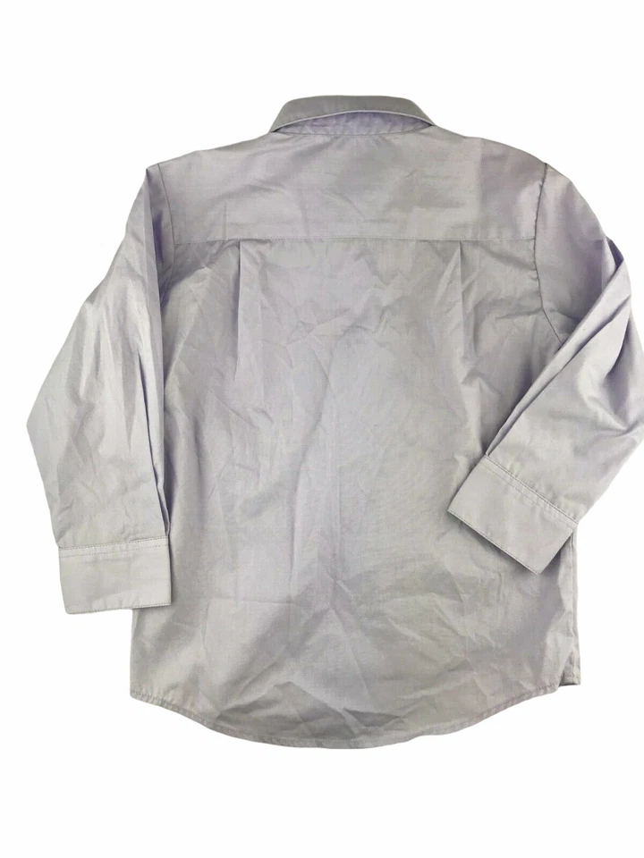 Kenneth Cole 反应纽扣领衬衫薰衣草紫色男孩孩子小号 — 第 3/4 张图片